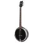 ORTEGA - OBJE3506-SBK BANJO   6 CORDES  ELECTRO  NOIR
