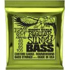 ERNIE BALL - SLINKY NICKEL WOUND REGULAR SLINKY SHORT SCALE 45-105