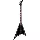 JACKSON - X SERIES RRB IV RHOADS BASS AMARANTH FINGERBOARD BLACK WITH WHITE PINSTRIPES