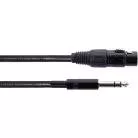CORDIAL - CABLE AUDIO XLR FEMELLE / JACK STEREO - 6 M