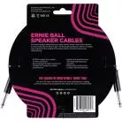 ERNIE BALL - CABLES HAUT-PARLEUR CLASSIC JACK/JACK 91CM NOIR