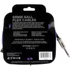 ERNIE BALL - CABLES INSTRUMENT FLEX JACK/JACK COUDE 6M VIOL
