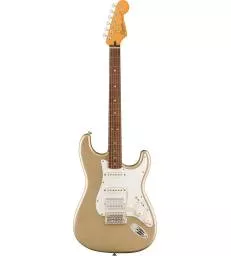 SQUIER - LIMITED EDITION FSR CLASSIC VIBE '60S STRATOCASTER HSS LAUREL FINGERBOARD PARCHMENT PICKGUARD SHORELINE GOLD