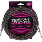 ERNIE BALL - CABLES INSTRUMENT GAINE TISSEE JACK/JACK 5 5M PURPLE PYTHON
