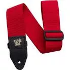 ERNIE BALL - SANGLE POLYPRO ROUGE