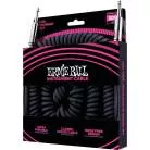 ERNIE BALL - CABLES INSTRUMENT TORSADES JACK/JACK 9M NOIR