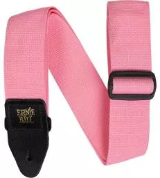 ERNIE BALL - SANGLE POLYPRO ROSE