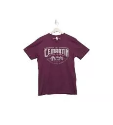 MARTIN - TEE-SHIRT  WORLDSOLDEST VINBURGUNDY S