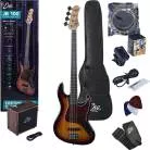 EKO - JB 100 TYPE JB SUNBURST + AMPLI 3W/BLUETOOTH + HOUSSE ET ACCESSOIRES