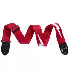 GIBSON ACCESSORIES - THE LIGHTNING BOLT SEATBELT RED