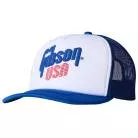 GIBSON ACCESSORIES - GIBSON USA FOAM TRUCKER WHITE / BLUE