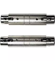 YELLOW CABLE - ADAPTATEUR XLR FEM. XLR FEM. - LOT DE 2