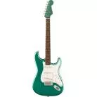 SQUIER - LIMITED EDITION CLASSIC VIBE '60S STRATOCASTER MAPLE FINGERBOARD PARCHMENT PICKGUARD MATCHING HEADSTOCK SHERWOOD GREEN