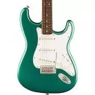 SQUIER - LIMITED EDITION CLASSIC VIBE '60S STRATOCASTER MAPLE FINGERBOARD PARCHMENT PICKGUARD MATCHING HEADSTOCK SHERWOOD GREEN