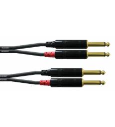 Cordial - câble Twin Jack Mono / Jack Mono 3m INTRO