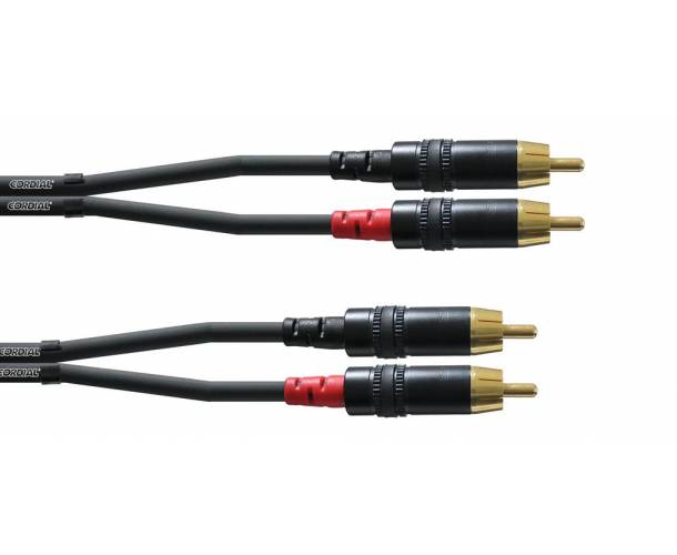 Cordial - câble Twin RCA M / RCA M 3m INTRO