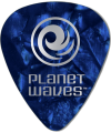 PLANET WAVES - 10 MEDIATORS CELLULOID BLEU NACRE ,50MM