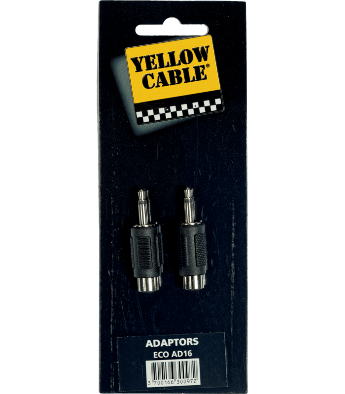 Yellow Cable - Adaptateur Rca Femelle / Jack Mono Male 3.5 ( La
