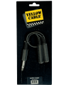 YELLOW CABLE - B2FST RACCORD  2X JACK MONO FEMELLE/ JASK STEREO MALE