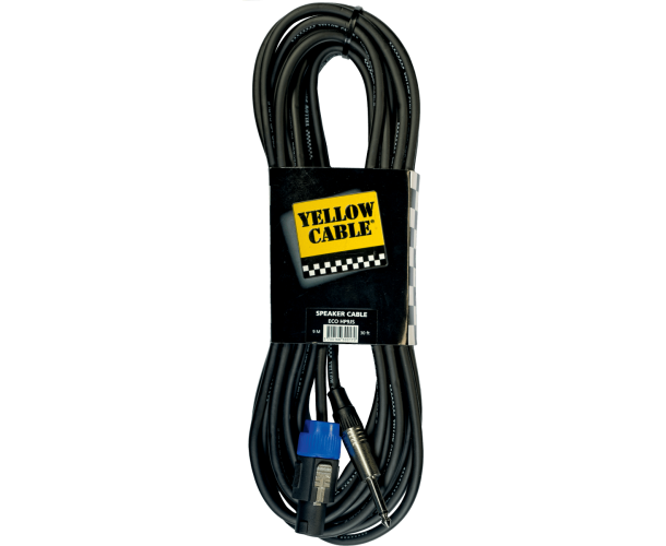 YELLOW CABLE - CABLE HP SPEAKON/J MONO MALE 9M