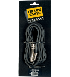 YELLOW CABLE - K16-3 CORDON JACK MALE STEREO 3.5/JACK STEREO FEMELLE  3M