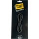 YELLOW CABLE - CORDON JACK MALE STEREO 3.5 / JACK MALE STEREO 3.5 1M