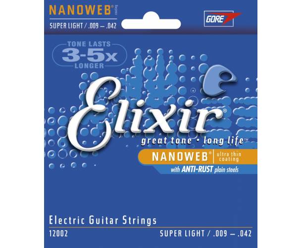 ELIXIR - CORDES ÉLECTRIQUES NANOWEB XL 09-42