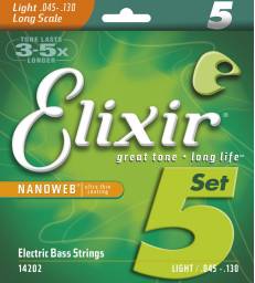 ELIXIR - CORDES BASSES 5C NANOWEB L 45-130