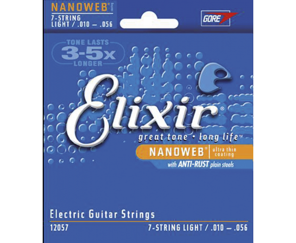 ELIXIR - NANOWEB 7 CORDES LIGHT 10-56