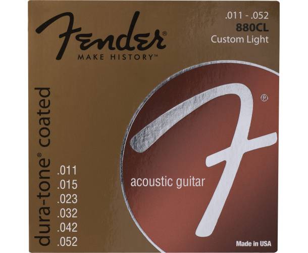 FENDER - Dura-Tone 880CL 80/20 Coated 11-52