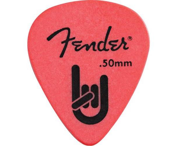 FENDER - Fender® Rock-On Touring Picks 351 Shape Thin .50 MM Red 12 Count FENDER - Fender® Rock-On Touring Picks 351 Shape Thin .50 MM Red 12 Count