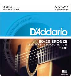 D'ADDARIO - BRONZE 80/20 12C LIGHT