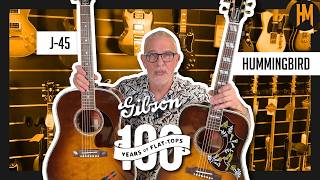 Gibson Limited Anniversary J-45 Vs Hummingbird