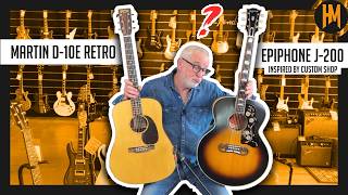 Martin Retro D10E vs Epiphone IBCS 1957 J200